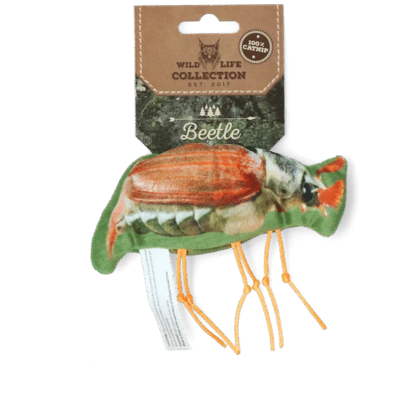 Giocattolo per gatti a forma di maggiolino con erba gatta – Wild Life Collection Cat Meikever