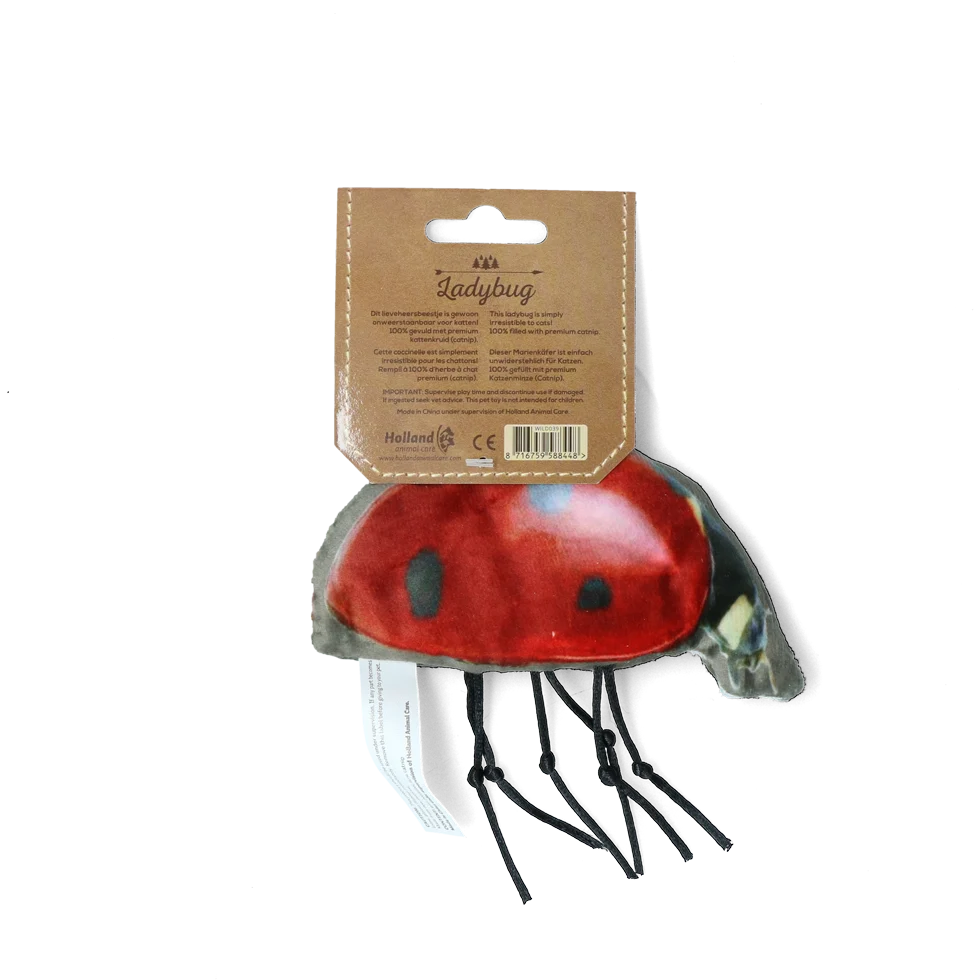 Gioco per gatti a forma di coccinella con erba gatta – Wild Life Collection Cat Coccinella - immagine 2
