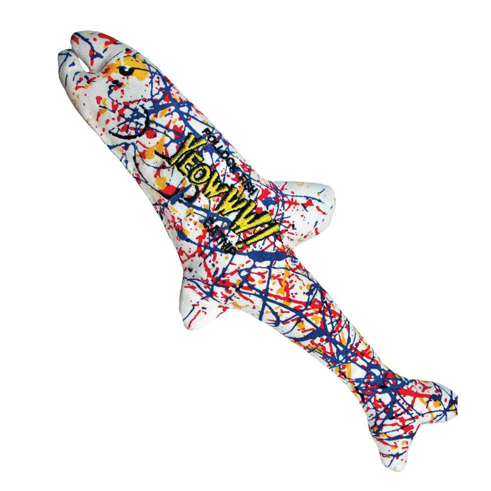 Giocattolo per gatti a forma di pesce con erba gatta, 18 cm – Yeowww! Pollock Fish - immagine 1