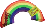 Gioco per gatti a forma di arcobaleno con erba gatta, 17,7 cm – Yeowww! Rainbow