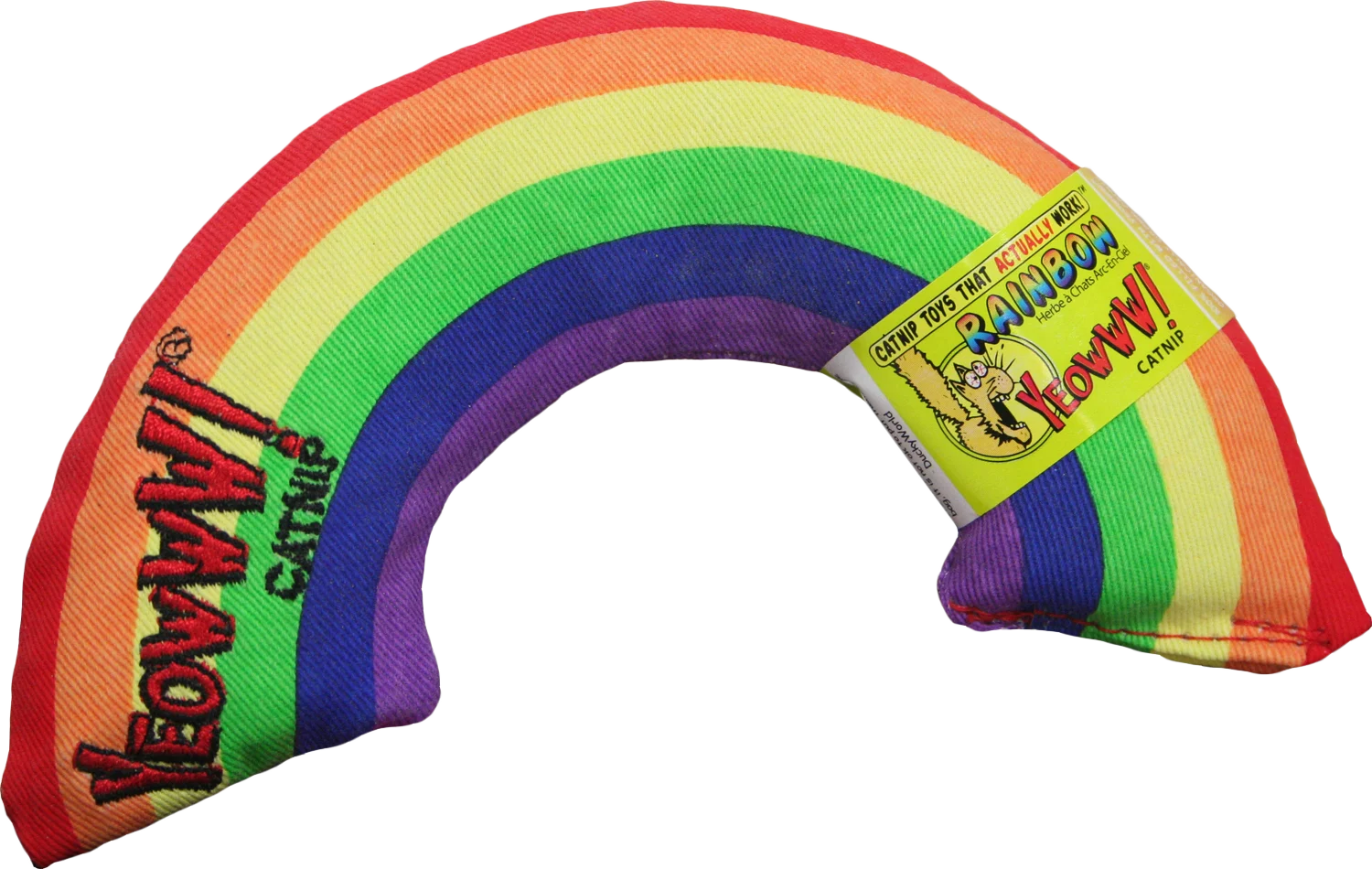 Gioco per gatti a forma di arcobaleno con erba gatta, 17,7 cm – Yeowww! Rainbow - immagine 1