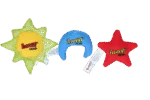 Gioco per gatti Sole, Luna e Stelle con erba gatta, 3 pezzi da circa 8 a 10 cm – Yeowww! Sun Moon and Stars
