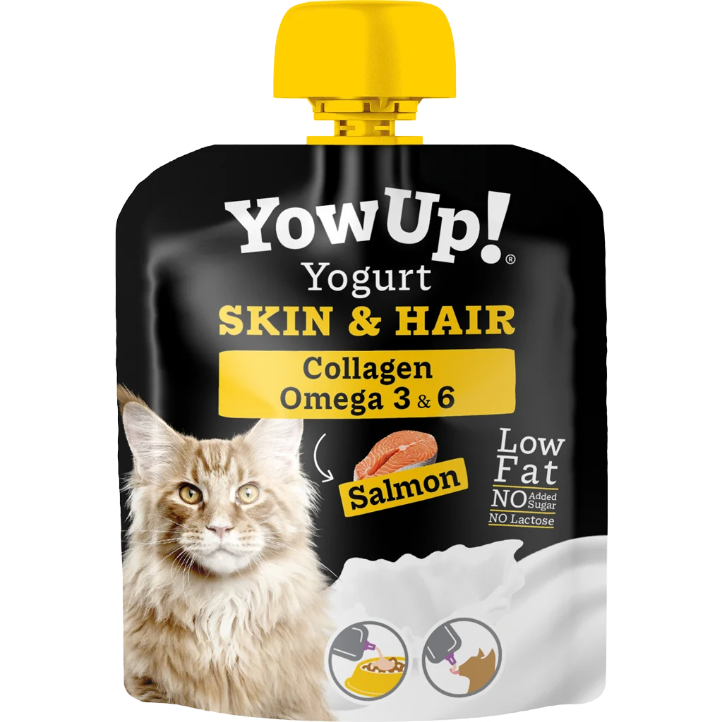 Yogurt per gatti al salmone, senza lattosio – YowUp! Yoghurt Cats Salmon Skin & Hair - immagine 1