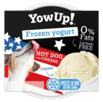 Snack allo yogurt da congelare per cani e gatti, hot dog al formaggio, 110 g – YowUp! Frozen Yoghurt Hot dog met Kaas