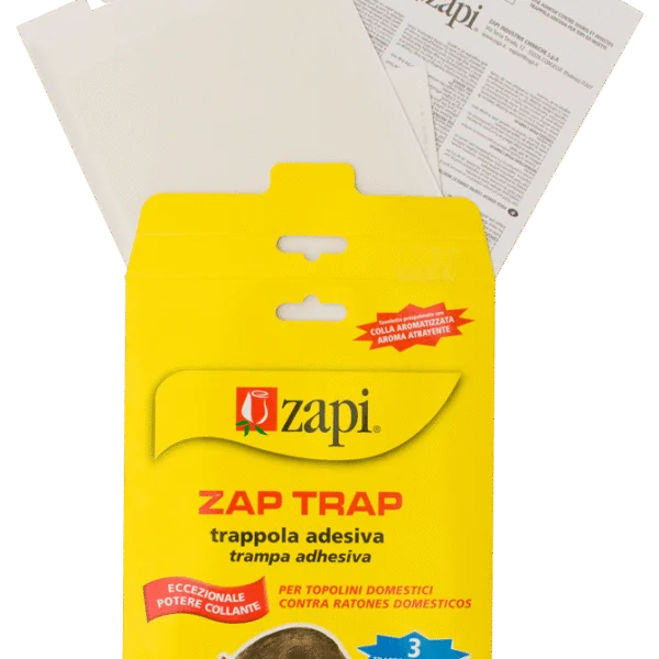 Trappola collante per topi e insetti striscianti, 15 x 21 cm, 3 pezzi – Zapi Zap Trap