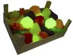 Gioco per cani in TPR con apertura per snack, galleggiante – Zee.dog Super Veggiez The Cauliflower - immagine 2