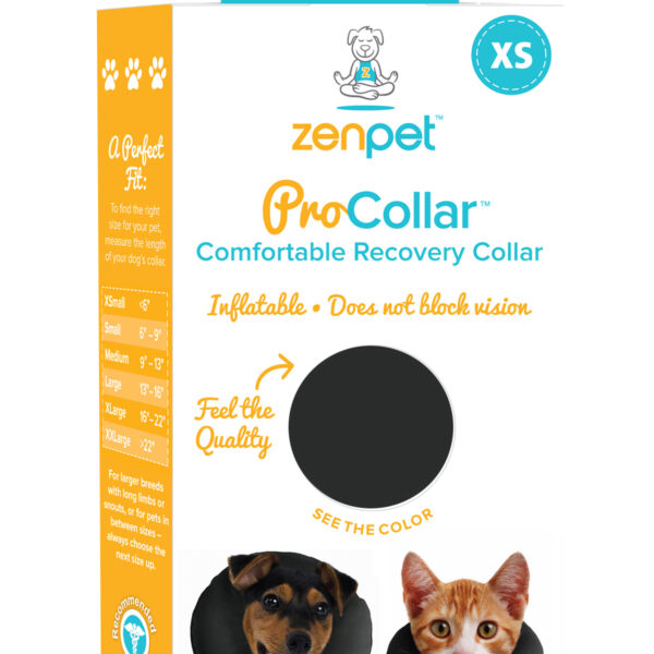 Collare protettivo per cani XS, lavabile, 15,2 cm – Zenpet ProCollar