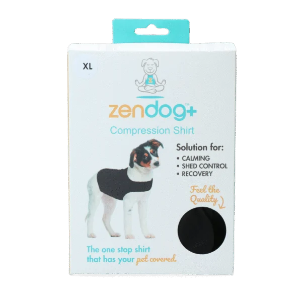 Gilet compressivo per cani XL, traspirante, circonferenza torace da 61 a 71 cm – Zenpet ZenDog Compression Shirt