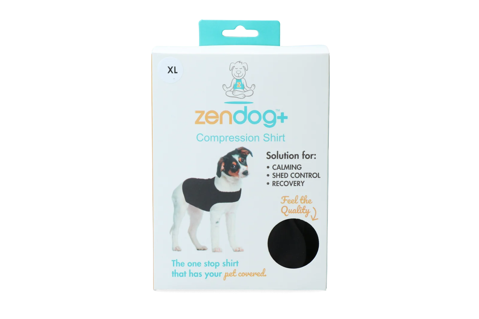 Gilet compressivo per cani XL, traspirante, circonferenza torace da 61 a 71 cm – Zenpet ZenDog Compression Shirt - immagine 1