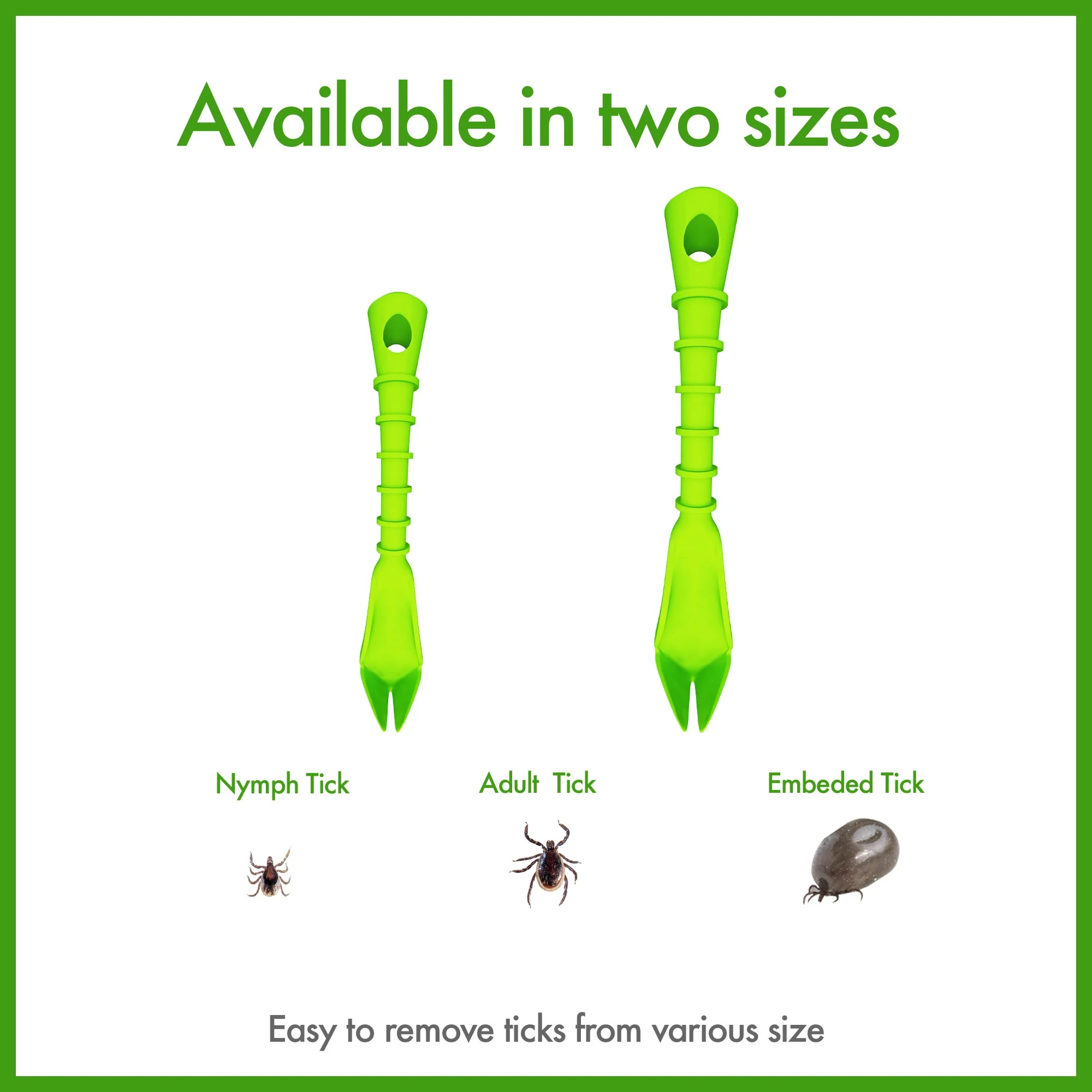 Pinza rimuovi zecche con foro per portachiavi, 2 pezzi – Zenpet Tick Tornado - immagine 3