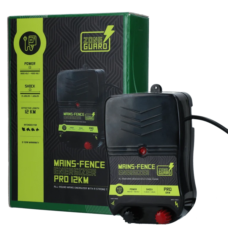 Elettrificatore da rete elettrica – ZoneGuard Energizer Pro 12 km