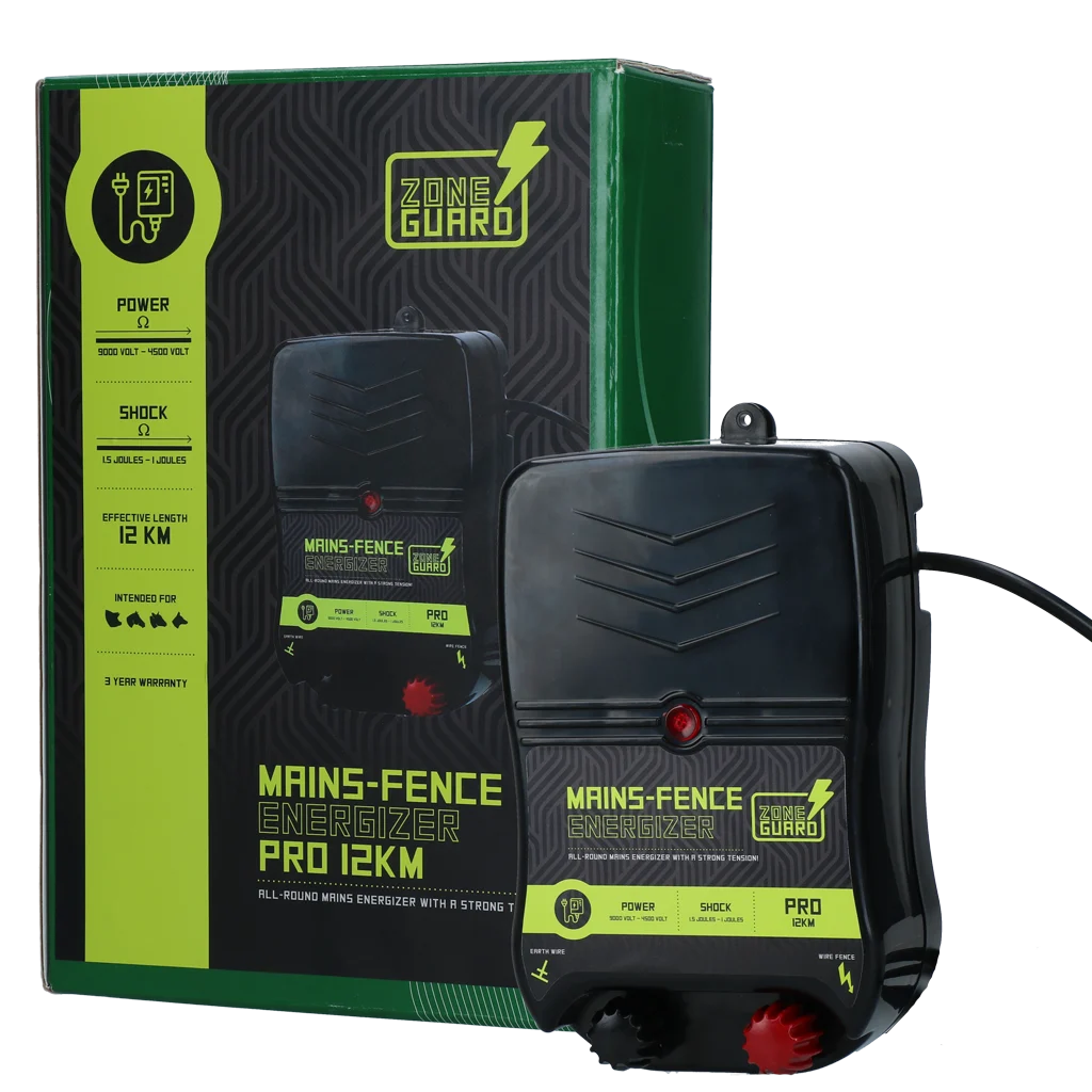 Elettrificatore da rete elettrica – ZoneGuard Energizer Pro 12 km - immagine 1