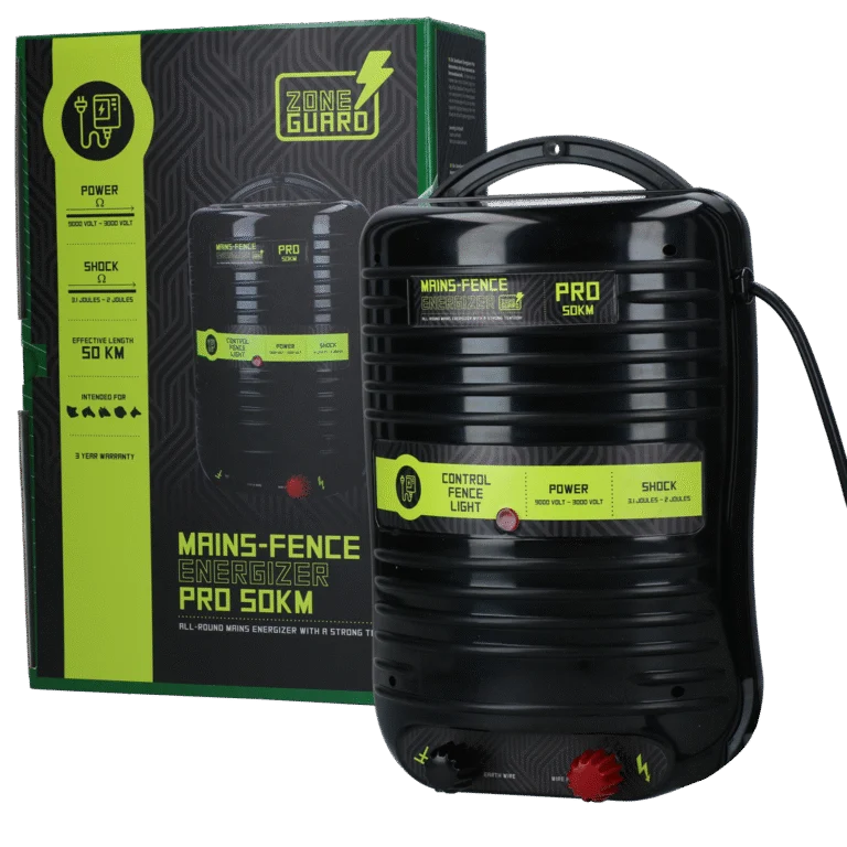 Elettrificatore da rete elettrica – ZoneGuard Energizer Pro 50 km