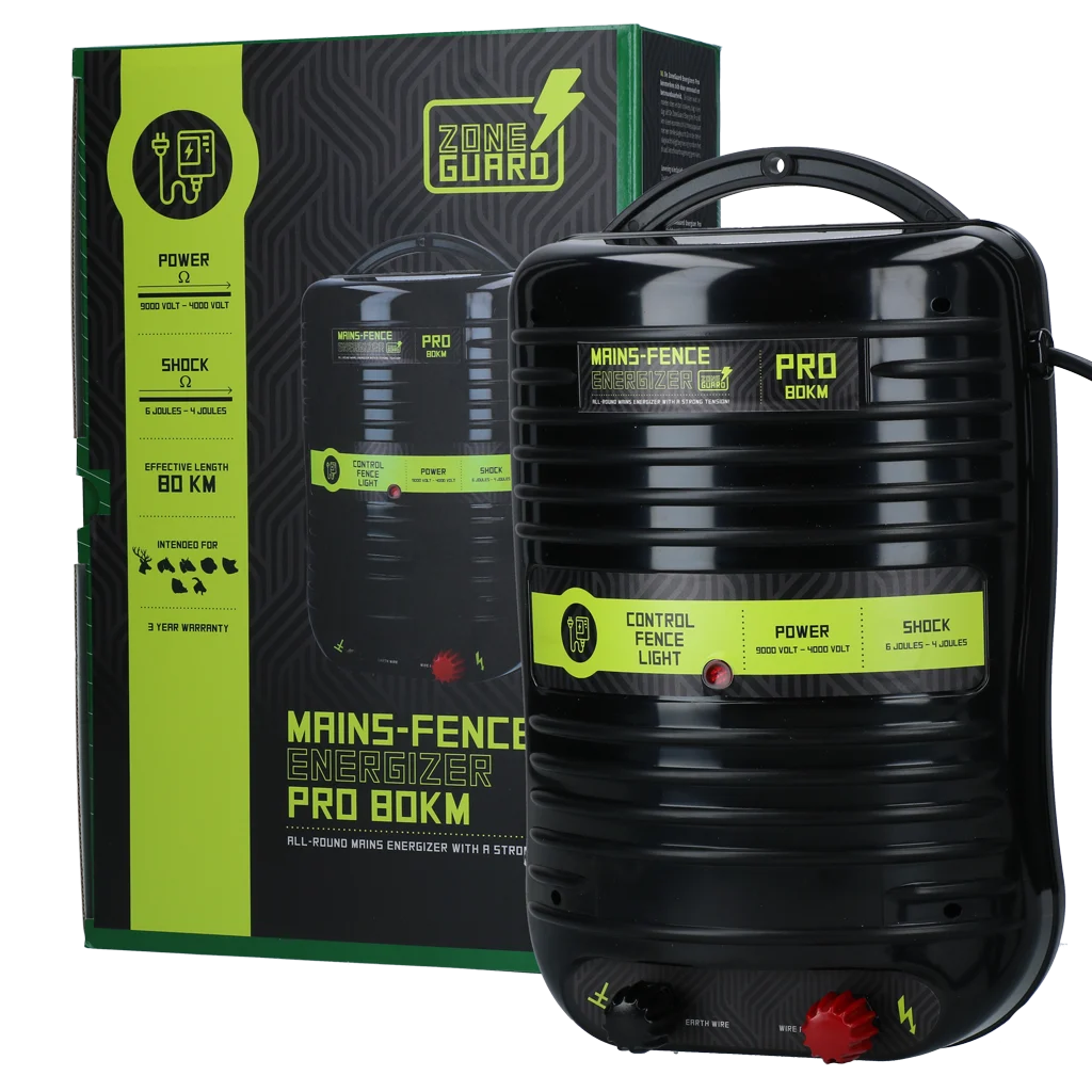 Elettrificatore alimentato dalla rete – ZoneGuard Energizer Pro 80 km - immagine 1