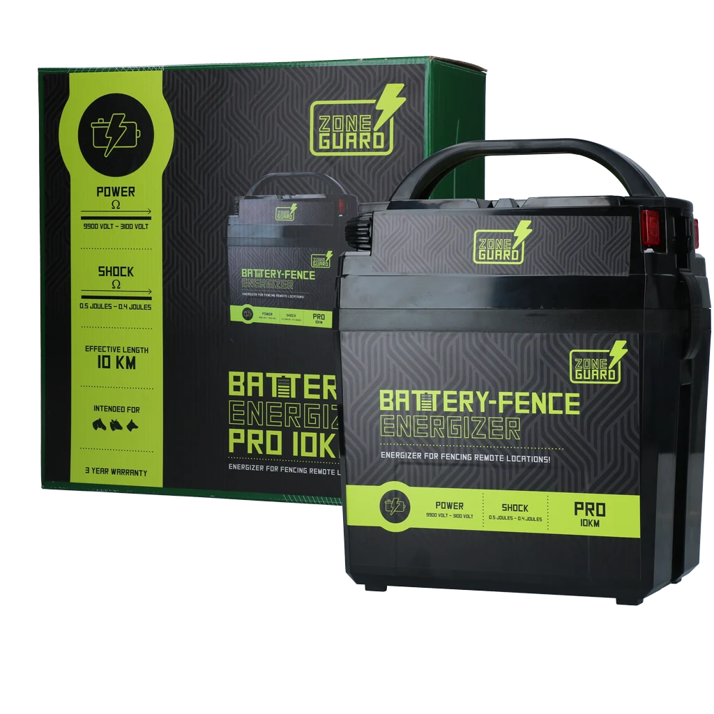 Elettrificatore per recinzioni a batteria da 9 V – ZoneGuard Battery Energizer Pro 10 km - immagine 1