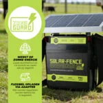 Elettrificatore per recinti a energia solare – ZoneGuard Solar-Fence Energizer Pro 20 km - immagine 2