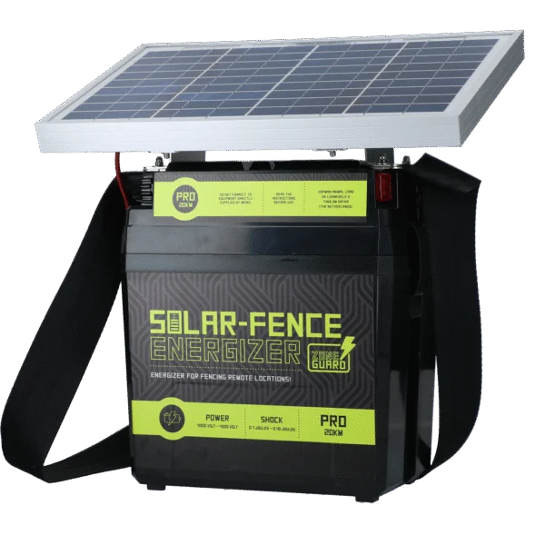 Elettrificatore per recinti a energia solare – ZoneGuard Solar-Fence Energizer Pro 20 km
