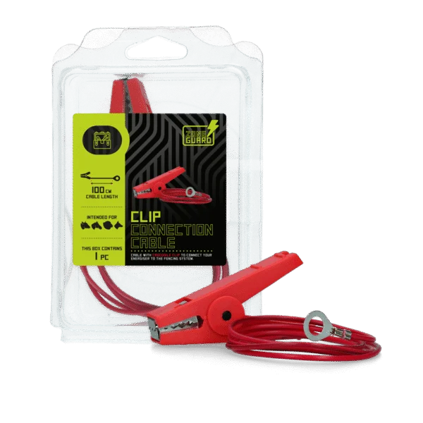 Cavo di collegamento per filo e nastro con pinza a coccodrillo, 100 cm – ZoneGuard