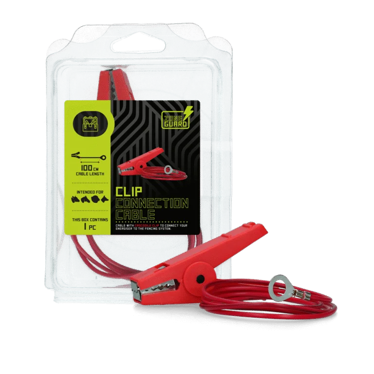 Cavo di collegamento per filo e nastro con pinza a coccodrillo, 100 cm – ZoneGuard