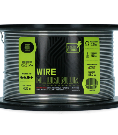 Filo elettrico per recinzioni in alluminio 2 mm, 400 m – ZoneGuard Basic