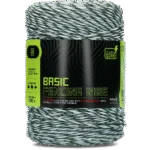 Filo per recinzione elettrica 3 mm, bianco con verde scuro, 400 m – ZoneGuard Basic