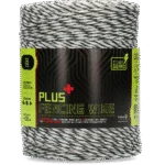 Filo per recinzione elettrica 3 mm, bianco e verde scuro, 400 m – ZoneGuard Plus