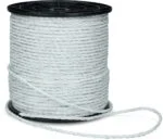 Corda elettrificata da 6 mm bianca con fili in acciaio inox e metallo leggero, 200 m – ZoneGuard Plus - immagine 2