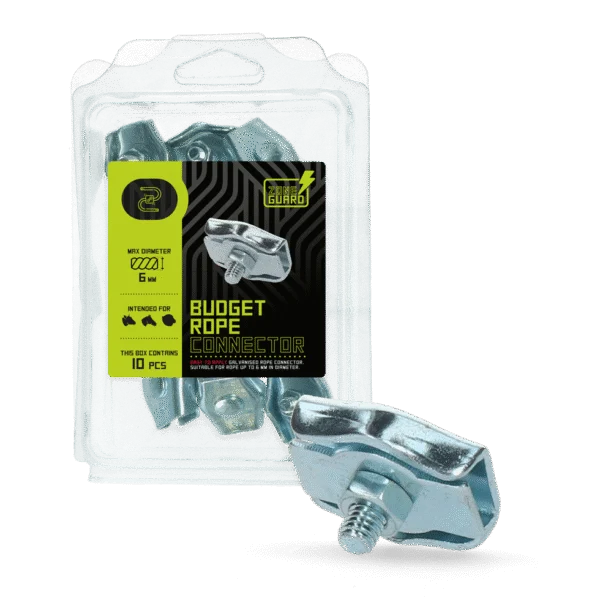 Giuntacorda per corda elettrica da 6 mm, 10 pezzi – ZoneGuard Budget