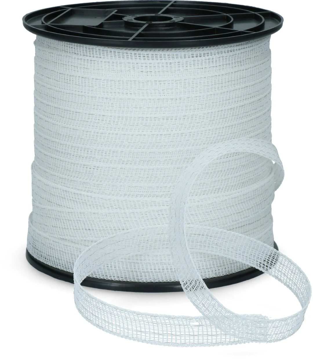 Nastro elettrico 20 mm bianco con 4 fili in acciaio inox, 200 m – ZoneGuard Basic - immagine 1