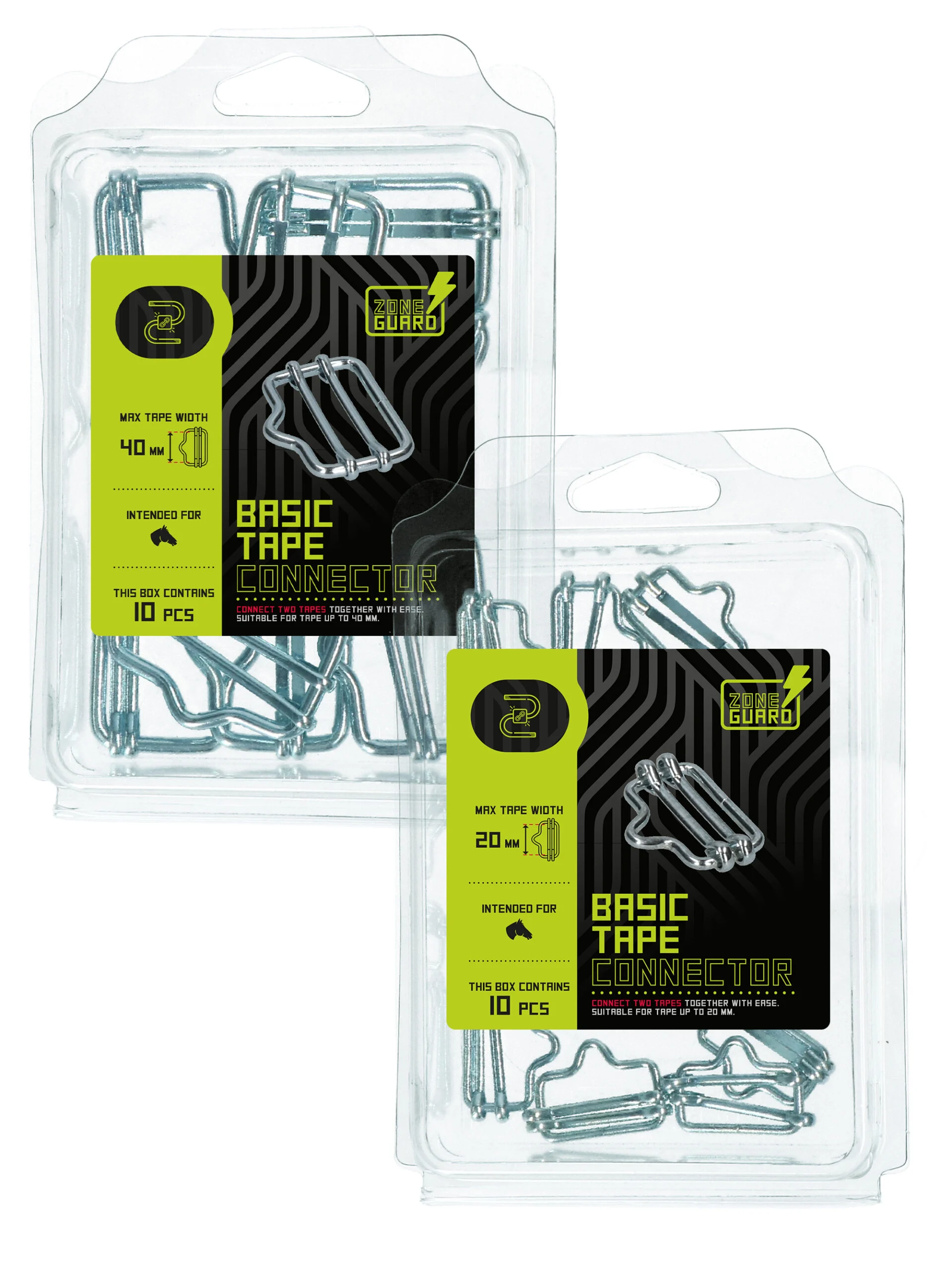 Giunzione ZoneGuard Basic per nastro fino a 20 mm, 10 pezzi - immagine 1