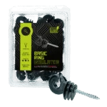 Isolatore ad anello nero senza anima passante, 25 pezzi – ZoneGuard - immagine 2