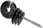 Isolatore ad anello nero senza anima passante, 25 pezzi – ZoneGuard