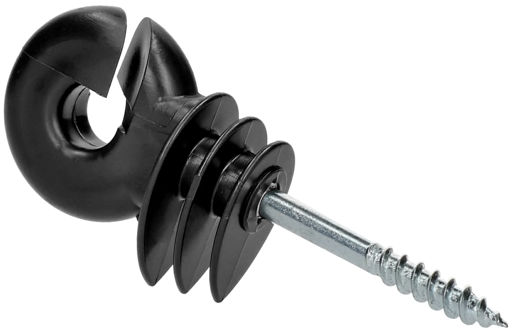 Isolatore ad anello nero senza anima passante, 25 pezzi – ZoneGuard - immagine 1