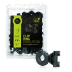 Isolatore ad anello per pali in acciaio ovali, 25 pezzi – ZoneGuard Clip - immagine 2