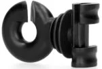 Isolatore ad anello per pali in acciaio ovali, 25 pezzi – ZoneGuard Clip