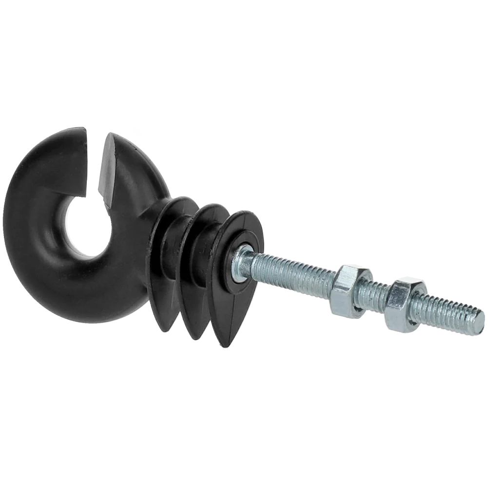 Isolatore ad anello con dado per pali metallici, 25 pezzi – ZoneGuard - immagine 1