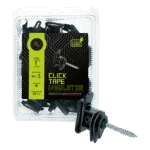Isolatore per nastro con sistema a scatto, per nastri fino a 40 mm, 25 pezzi – ZoneGuard Click - immagine 2