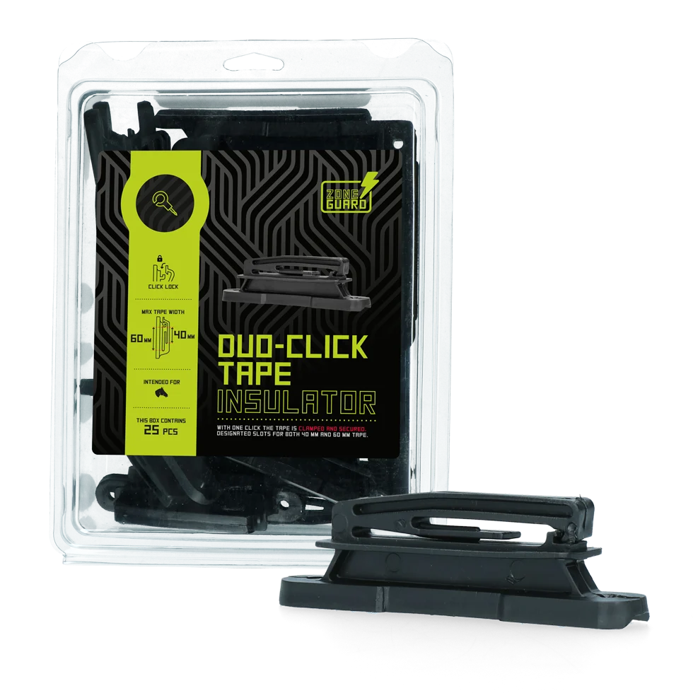 Isolatore per nastro fino a 60 mm, 25 pezzi – ZoneGuard Duo-Click - immagine 2