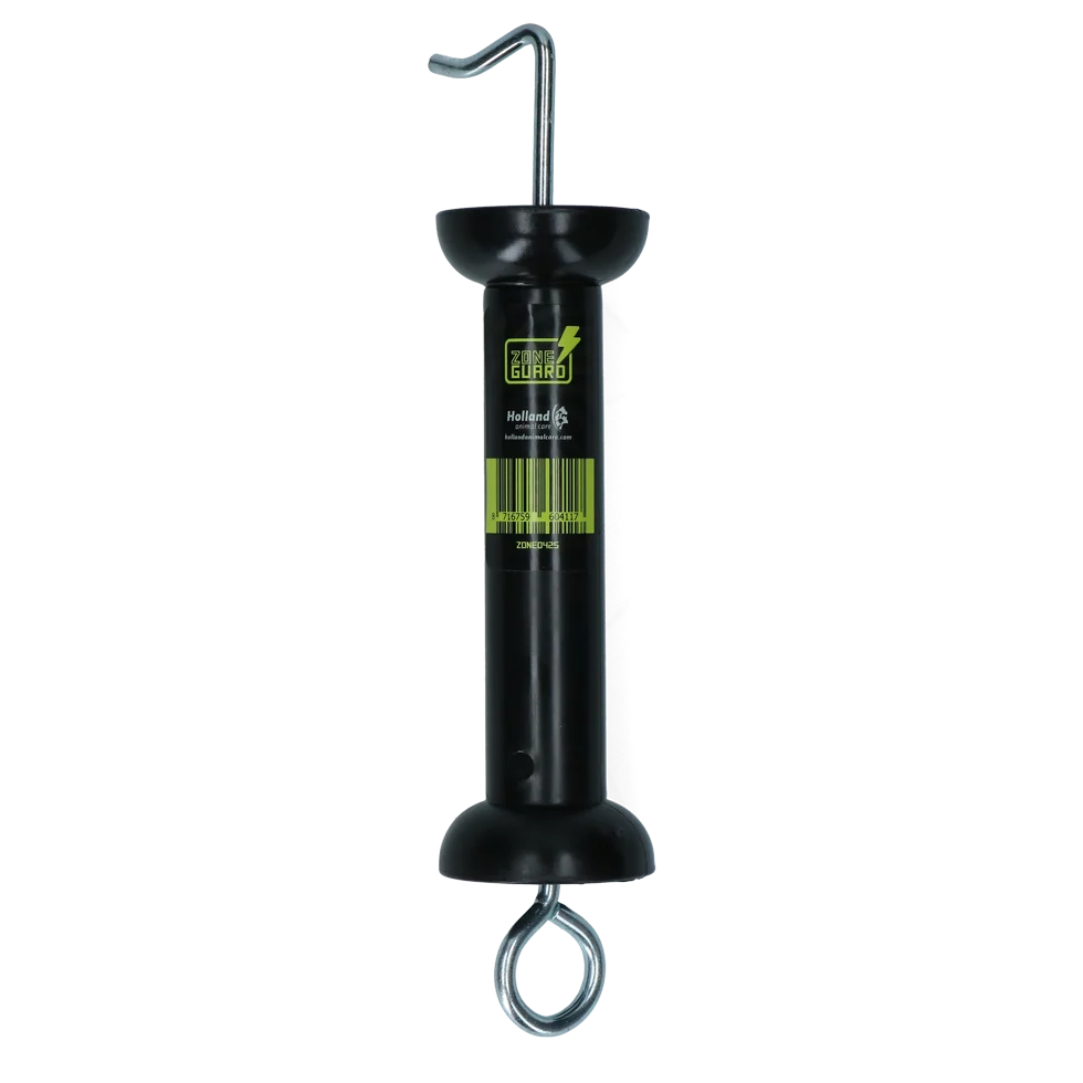 Maniglia per cancello con gancio extra large, nera – ZoneGuard Basic Poortgreep plus - immagine 1