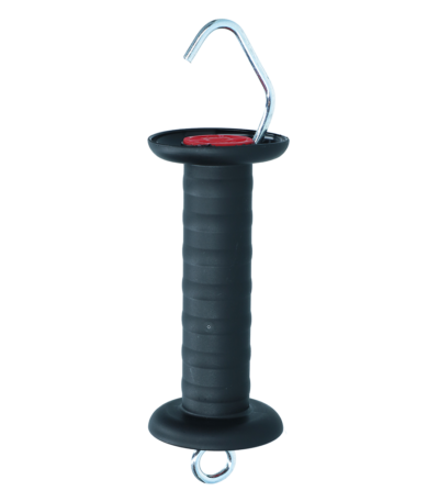 Maniglia per cancello con gancio extra large, nera – ZoneGuard Basic