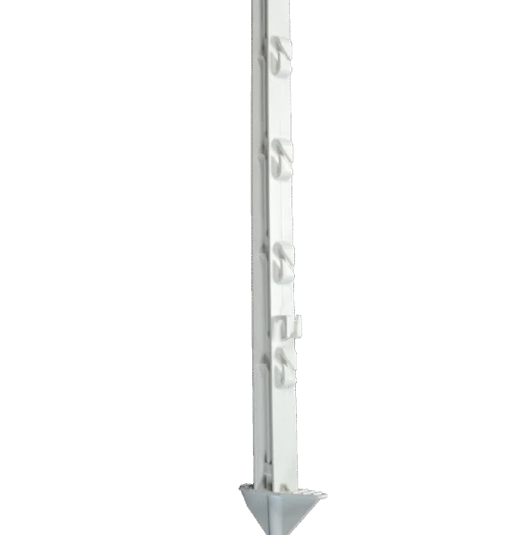 Paletto di ingresso in plastica, 75 cm, bianco – ZoneGuard