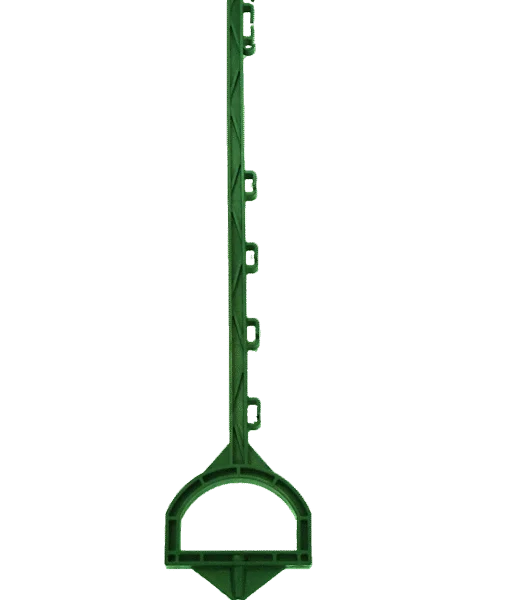 Paletto da recinzione con staffa poggiapiede, 115 cm, verde – ZoneGuard