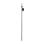 Picchetto di messa a terra zincato con morsetto, 1 m – ZoneGuard
