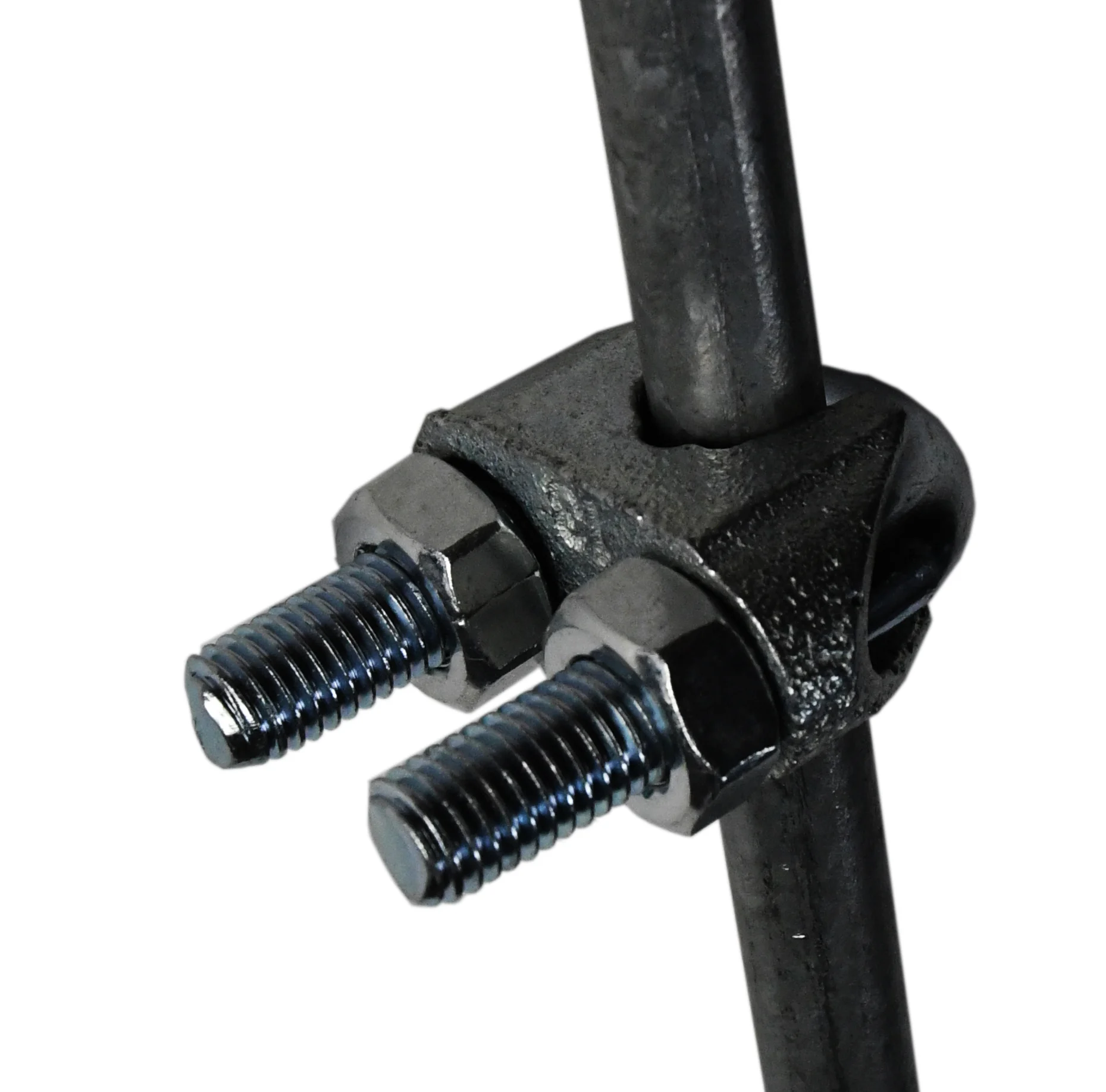 Picchetto di messa a terra zincato con morsetto, 1 m – ZoneGuard - immagine 2