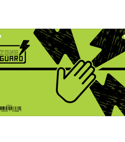 Cartello di pericolo: recinzione elettrificata – ZoneGuard