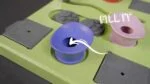 Puzzle per cani per crocchette e snack con piedini antiscivolo – Eat Slow Live Longer Puzzle Rectangle - immagine 2