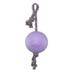 Palla per cani con corda, galleggiante, viola chiaro S (10 cm) – Jolly Pets Romp-n-Roll