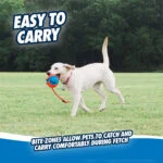 Palla per cani con corda e manico, galleggiante, ø 13 cm – Chuckit! Rope Fetch - immagine 5