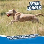 Gioco di tira e molla per cani con pallina da tennis e nastro, ø 6 cm – Chuckit! Ultra Tug M - immagine 4