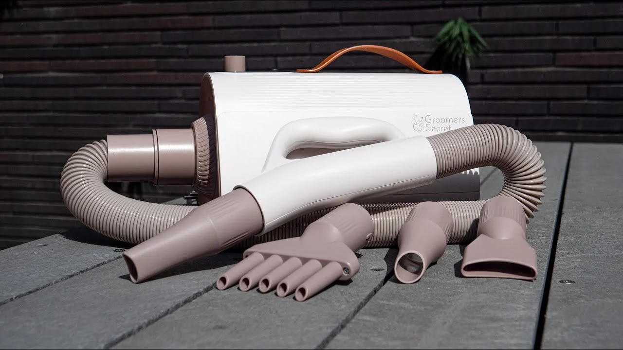 Asciugacane con accessori per asciugare e pettinare – Groomers Secret Pet Hair Dryer - immagine 2